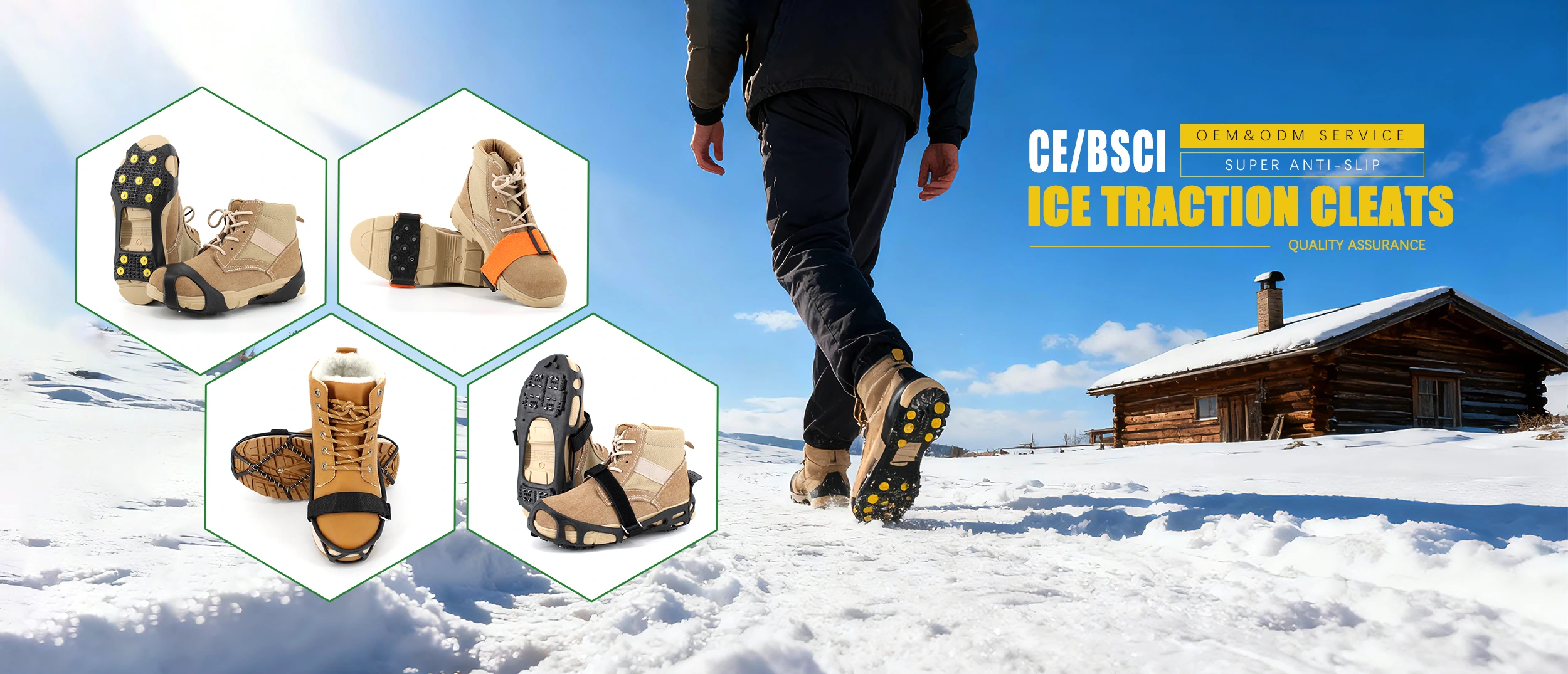 China Ice Traction Cleats Manufacturer