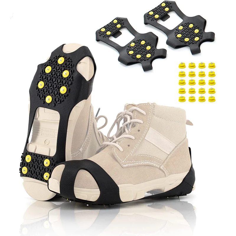 10 Steel Studs Non-Slip Traction Cleats
