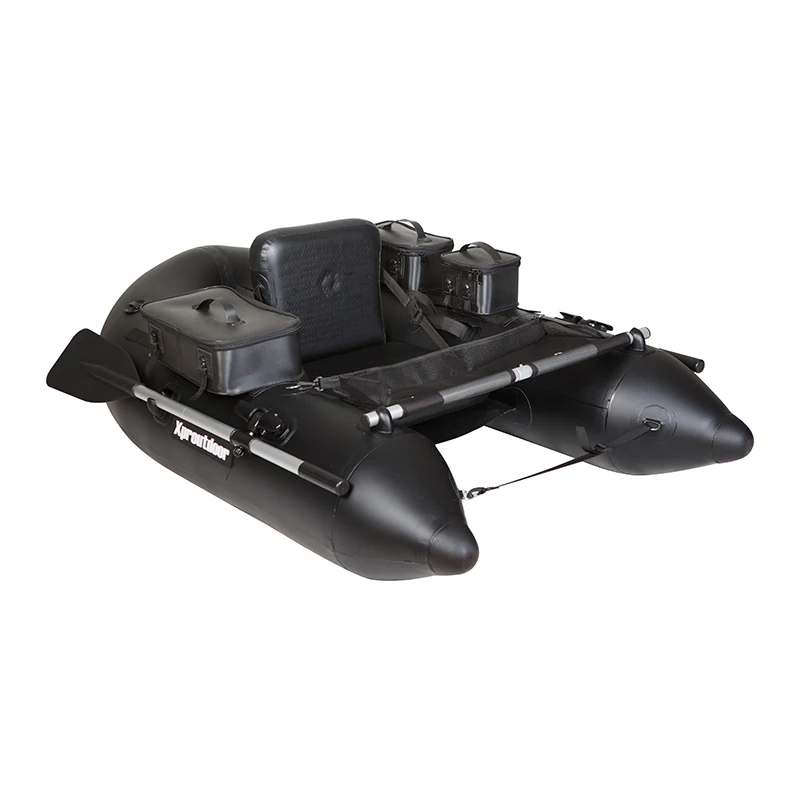 Inflatable Fishing Float Tube with 3 Detachable Side Bags