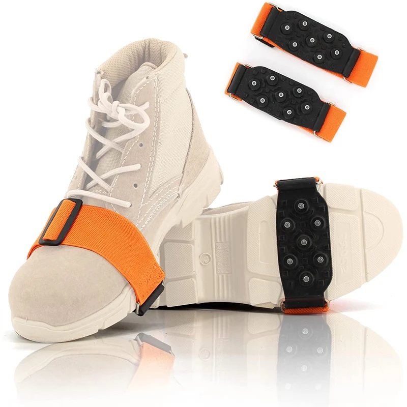 1Mid-Sole Tungsten Spikes Ice Traction Cleats Mid-Sole Tungsten Spikes Ice Traction Cleats
