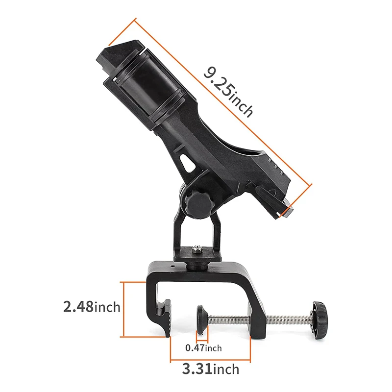 Fishing Pole Rod Holder with 360 Degree Adjustable Fishing Pole Rod Holder with 360 Degree Adjustable