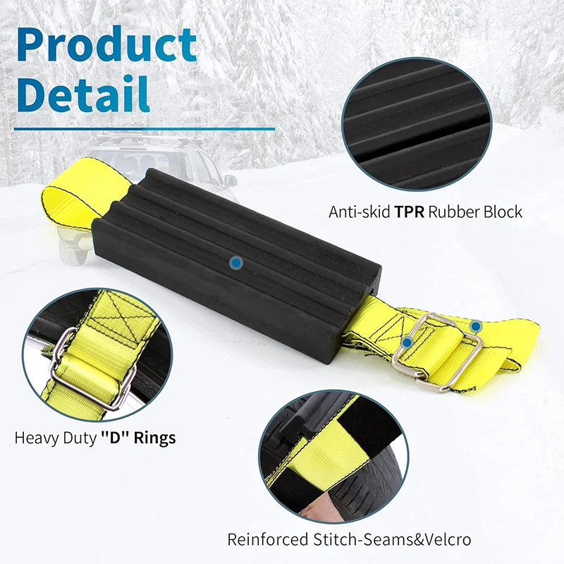 Snow Traction Tire Grabbers