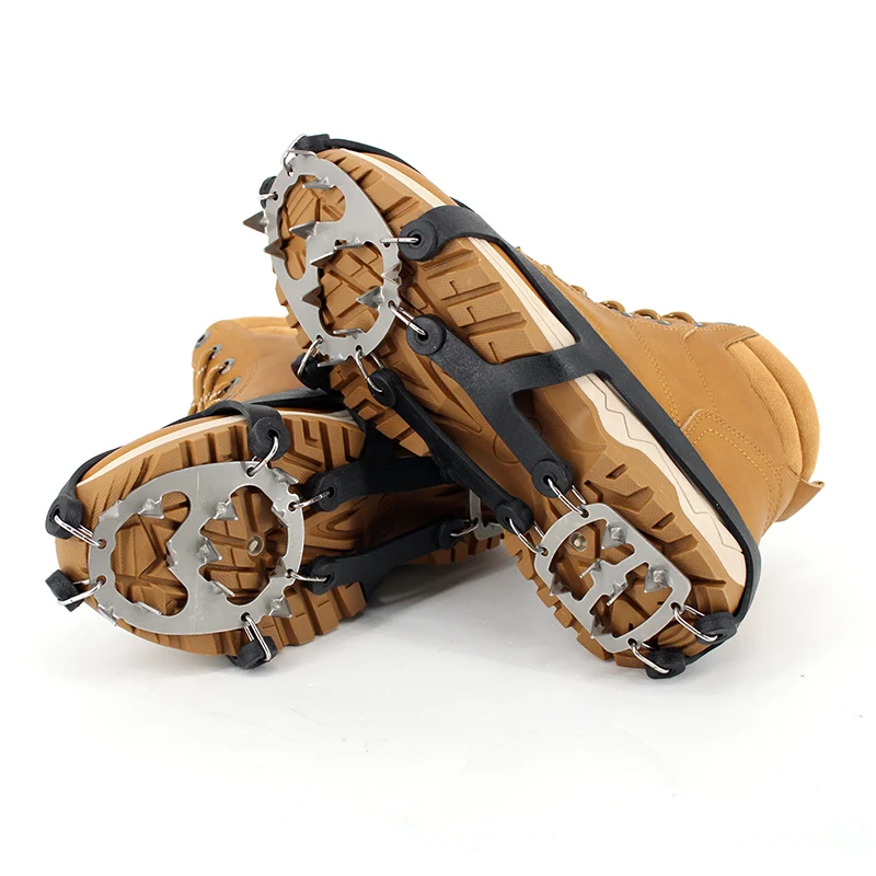 18 Stainless Steel Spikes Anti-Slip Traction Cleats 18 Stainless Steel Spikes Anti-Slip Traction Cleats