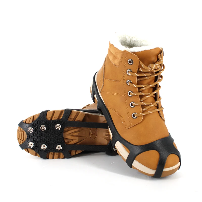 9 Stainless Steel Spikes Non-Slip Traction Cleats