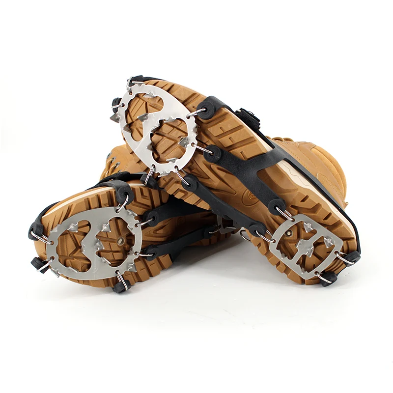 18 Stainless Steel Spikes Anti-Slip Traction Cleats 18 Stainless Steel Spikes Anti-Slip Traction Cleats